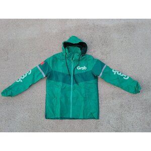 Grab Jacket Vietnam Motorbike Hooded Windbreaker Size Medium